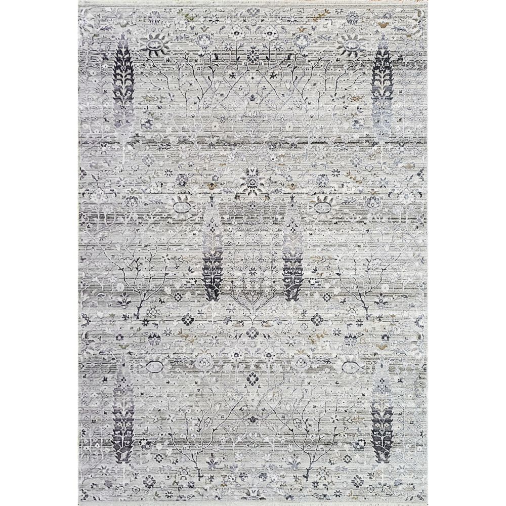 Dynamic Rugs 4635-897 Refine 9 Ft. X 12 Ft. Rectangle Rug in Taupe/Silver/Gold